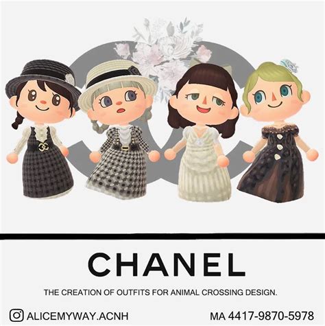 animal crossing designer clothes chanel|Animal Crossing fashion show 2022.